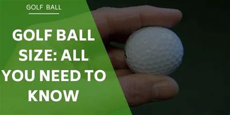 How Big Are Golf Balls - And Do Their Dimensions Really Matter in the Game of Golf?