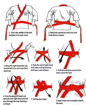 how to tie a martial arts belt and the importance of perseverance in life